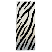 Zebra Stripes Exotic Animal Print Wijn Cadeautas (Achterkant)