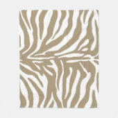 Zebra Stripes Fleece Deken (Voorkant)