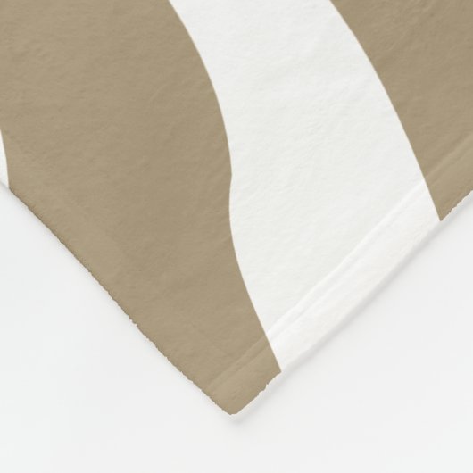 Zebra Stripes Fleece Deken (Hoek)