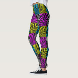 Zebra Stripes - Geometrisch patroon Abstract Art 3 Leggings