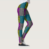Zebra Stripes - Geometrisch patroon Abstract Art 3 Leggings (Rechts)