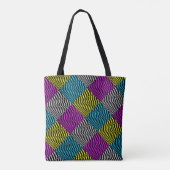 Zebra Stripes - Geometrisch patroon Abstract Art 3 Tote Bag (Achterkant)