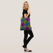 Zebra Stripes - Geometrisch patroon Abstract Art 3 Tote Bag (Op model)