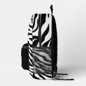 Zebra Stripes gepersonaliseerd Bedrukte Rugzak (Rechts)