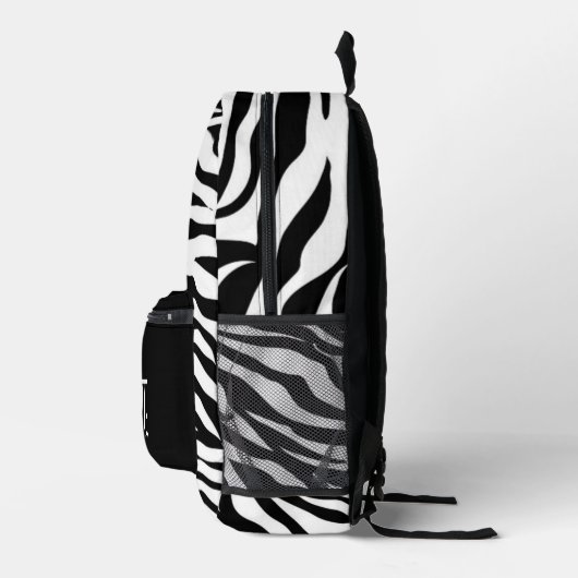 Zebra Stripes gepersonaliseerd Bedrukte Rugzak (Rechts)