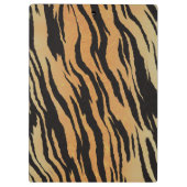 Zebra Stripes Gouden Achtergrond Klembord (Achterkant)