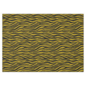 Zebra Stripes in Safari Black and Brown Tafelkleed (Voorkant (Horizontaal))