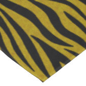 Zebra Stripes in Safari Black and Brown Tafelkleed (Gekanteld)