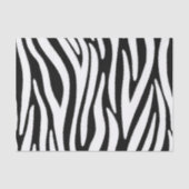 Zebra Stripes in zwart-wit bonteffect Tissuepapier (Voorkant)