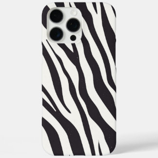 Zebra Stripes iPhone Case – Black & White Pattern