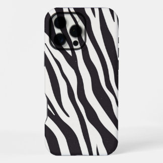 Zebra Stripes iPhone Case – Black & White Pattern 16 Pro Max Hoesje