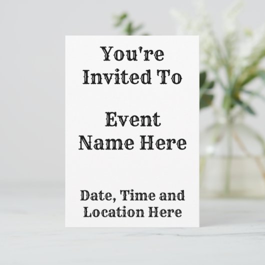 Zebra Stripes Kaart (Staand voorkant)