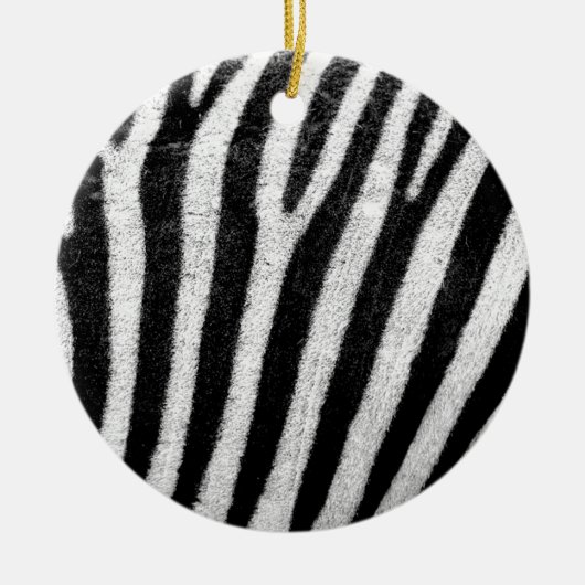zebra Stripes Keramisch Ornament (Voorkant)