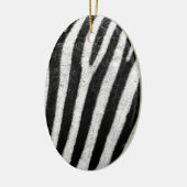 zebra Stripes Keramisch Ornament (Links)