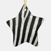 zebra Stripes Keramisch Ornament (Links)