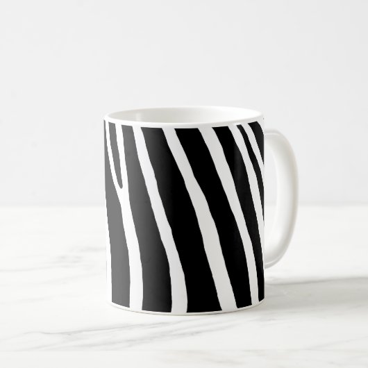 Zebra Stripes Koffiemok (Voorkant rechts)