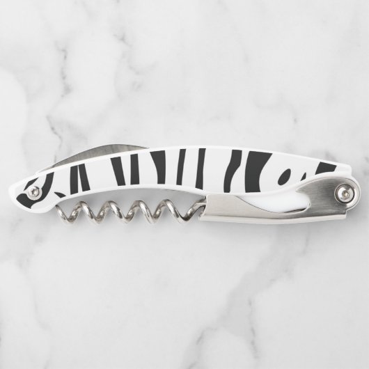 Zebra Stripes Kurkentrekker (Achterkant)