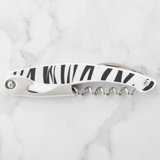 Zebra Stripes Kurkentrekker (Voorkant)