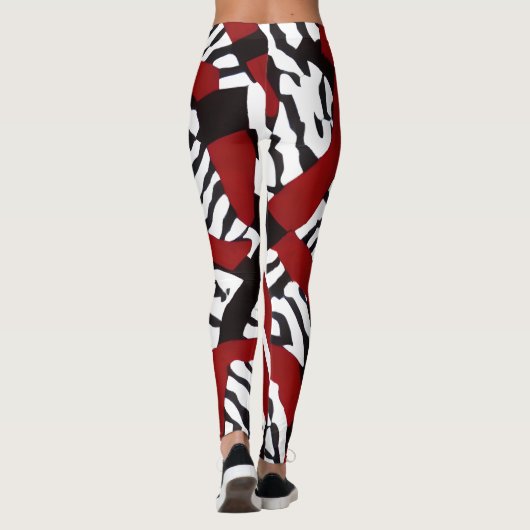 Zebra Stripes Leggings (Achterkant)