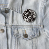 Zebra Stripes Mix & Match Collectafels - Ronde Button 5,7 Cm (In situ)