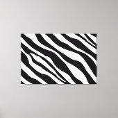 Zebra Stripes Modern Canvas Art (Voorkant)