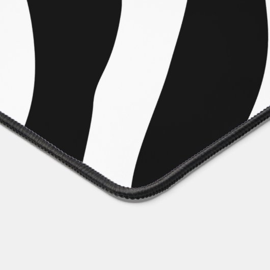 Zebra Stripes Modern Canvas Art Bureaumat (Hoek)