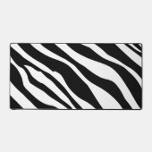 Zebra Stripes Modern Canvas Art Bureaumat (Voorkant)
