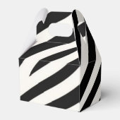 Zebra Stripes Moderne Print Bedankdoosjes (Achterkant)