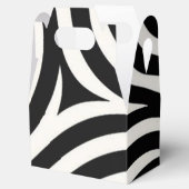 Zebra Stripes Moderne Print Bedankdoosjes (Geopend)