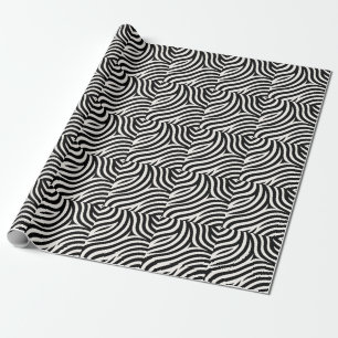 Zebra Stripes Moderne Print Cadeaupapier