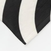 Zebra Stripes Moderne Print Fleece Deken (Hoek)