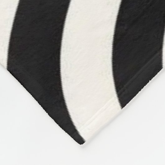 Zebra Stripes Moderne Print Fleece Deken (Hoek)
