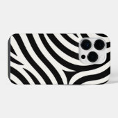 Zebra Stripes Moderne Print iPhone Hoesje (Achterkant horizontaal)