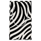 Zebra Stripes Moderne Print Klein Cadeauzakje (Voorkant)