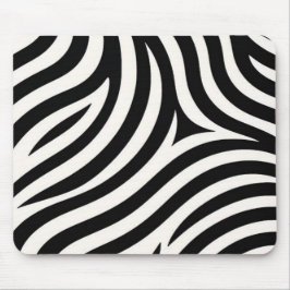 Zebra Stripes Moderne Print Muismat