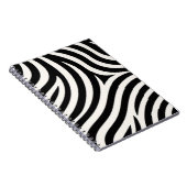 Zebra Stripes Moderne Print Notitieboek (Rechterzijde)