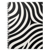 Zebra Stripes Moderne Print Notitieboek (Voorkant)