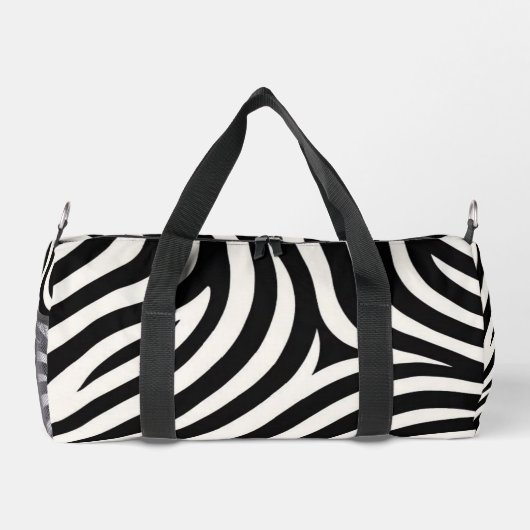 Zebra Stripes Moderne Print Plunjezak (Achterkant)