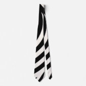 Zebra Stripes Moderne Print Stropdas (Voorkant)