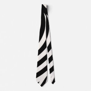 Zebra Stripes Moderne Print Stropdas