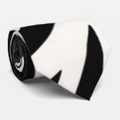 Zebra Stripes Moderne Print Stropdas (Opgerold)