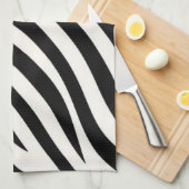 Zebra Stripes Moderne Print Theedoek (Quarter Fold)