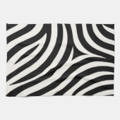 Zebra Stripes Moderne Print Theedoek (Horizontaal)