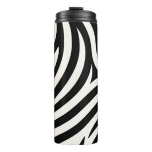Zebra Stripes Moderne Print Thermosbeker