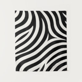 Zebra Stripes Moderne Print Wandkleed