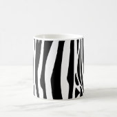 Zebra Stripes Oerwoud Black and White Pattern Koffiemok (Center)