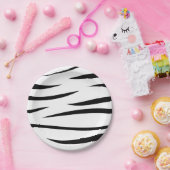 Zebra Stripes Papieren Bordje (Feest)