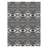 Zebra Stripes Pattern Black and White Elegant Tafelkleed (Voorkant)