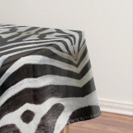 Zebra Stripes Pattern Black and White Elegant Tafelkleed