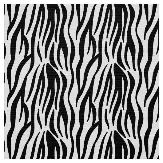 Zebra Stripes Pattern Fabric Stof (Swatch)